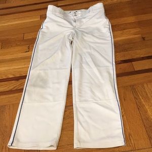 White Under Armour Baseball Pants